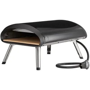 12" Portable Gas Pizza Oven, Black - Easy to use