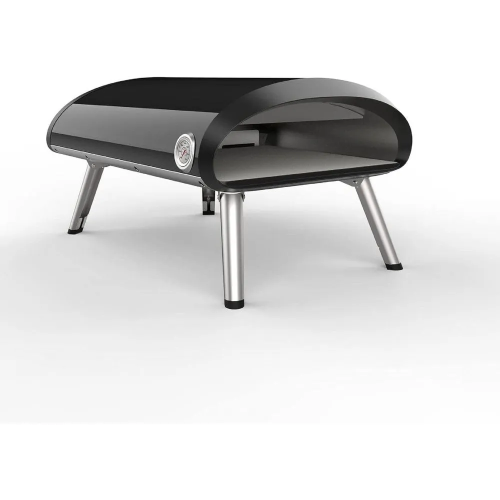 12" Portable Gas Pizza Oven, Black - Easy to use
