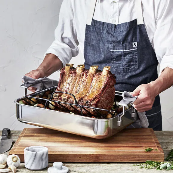 15.5-inch Stainless Steel Roasting Pan