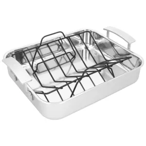 15.5-inch Stainless Steel Roasting Pan