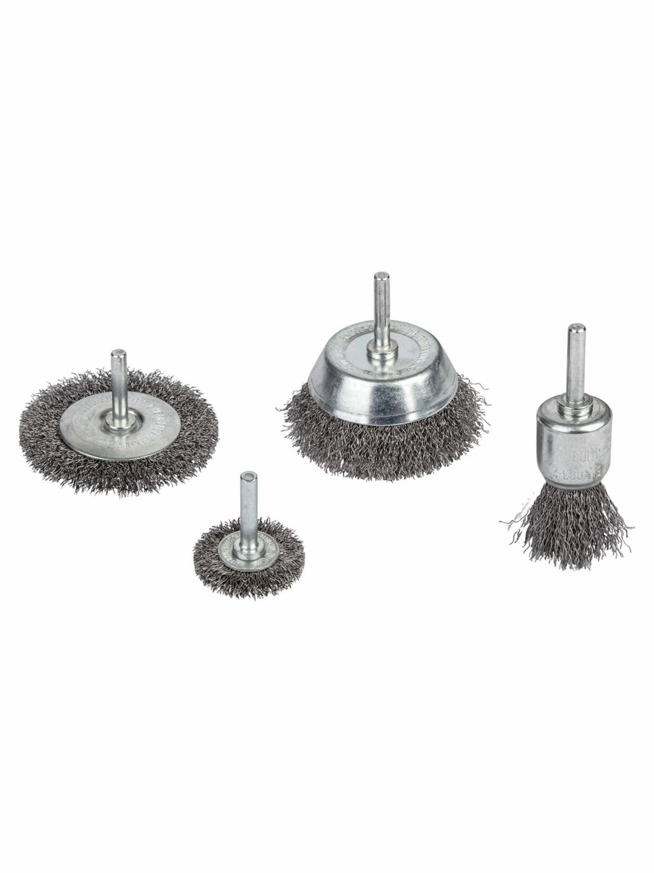 4 Pcs Wire Brush Set