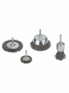 4 Pcs Wire Brush Set