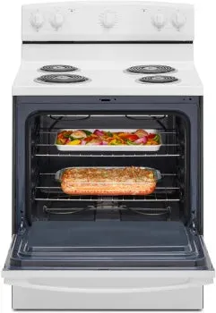 Amana ACR4203MNW Amana® 30-Inch Electric Range With Easy-Clean Glass Door