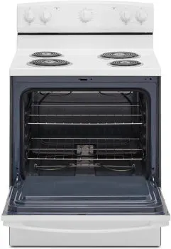 Amana ACR4203MNW Amana® 30-Inch Electric Range With Easy-Clean Glass Door