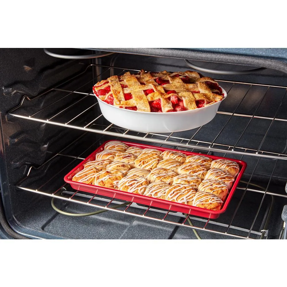 Amana ACR4203MNW Amana® 30-Inch Electric Range With Easy-Clean Glass Door