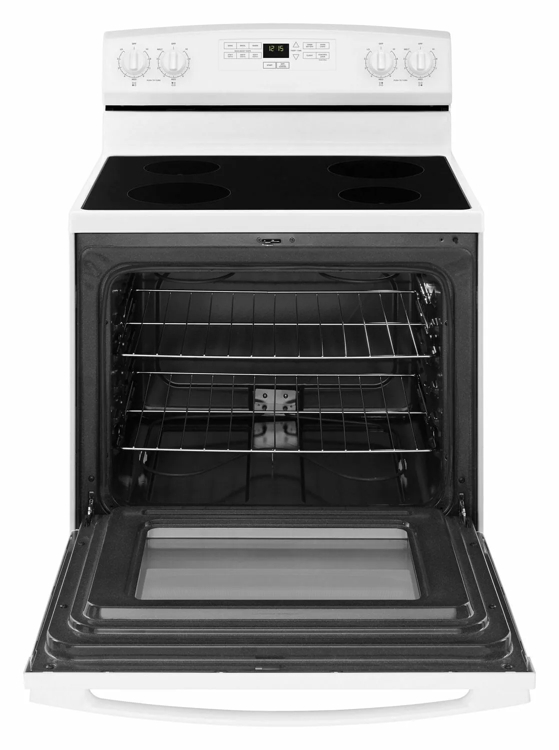 Amana AER6303MFW 30-Inch Electric Range With Extra-Large Oven Window - White
