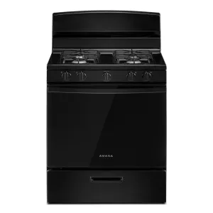 Amana AGR4203MNB Amana® 30-Inch Gas Range With Easy-Clean Glass Door