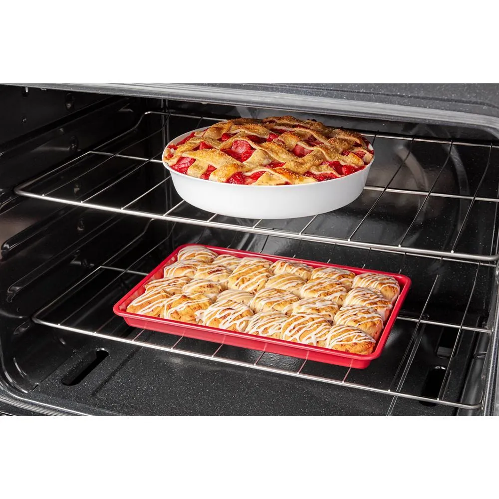 Amana AGR4203MNS Amana® 30-Inch Gas Range With Easy-Clean Glass Door