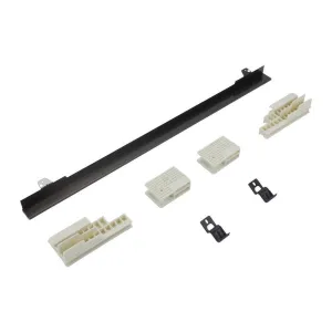 Amana W11173701 27" Combination Wall Range Flush Installation Trim Kit, Black/Stainless Steel
