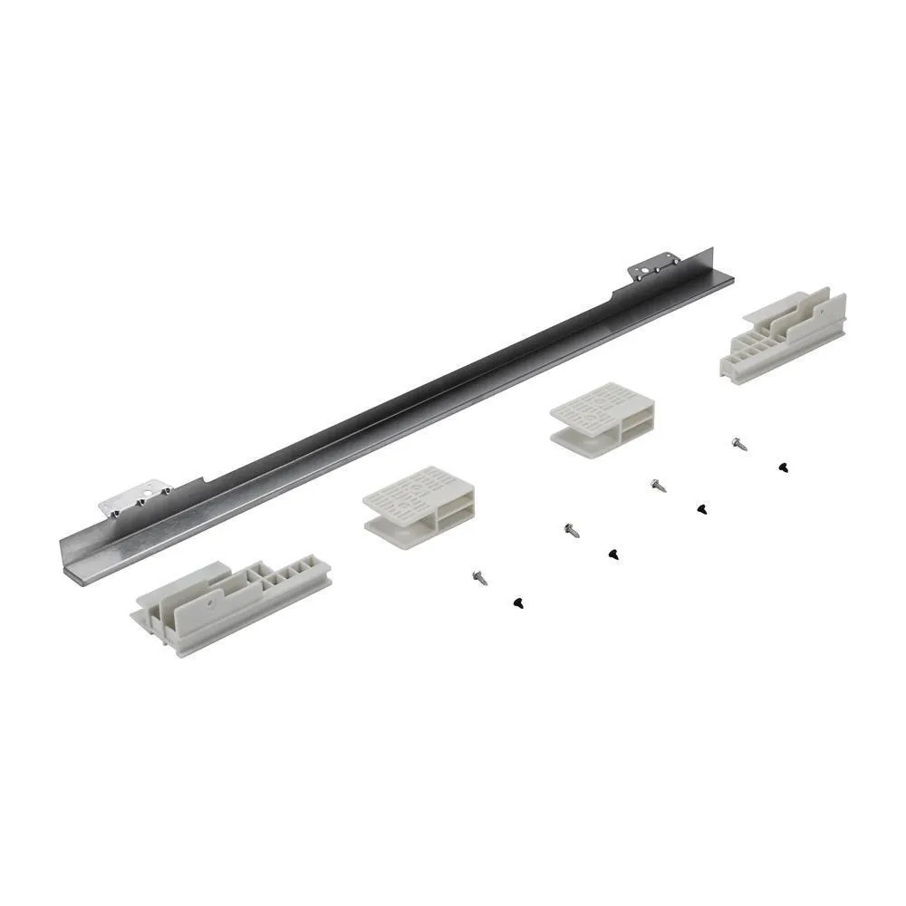 Amana W11173704 30" Combination Wall Range Flush Installation Trim Kit, Black/Stainless Steel