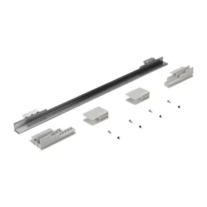 Amana W11173704 30" Combination Wall Range Flush Installation Trim Kit, Black/Stainless Steel