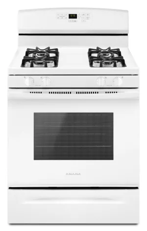 Amana White Freestanding Gas Range (5.0 Cu. Ft.) - AGR6603SFW
