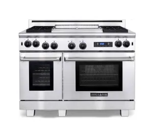 American Range ARR486GDDF 48" Medallion Series Dual Fuel Self-Clean Range