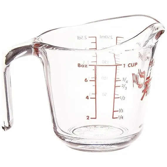 Anchor Hocking | Fire-King Glass Measuring Cup | 250ml / 1 Cup