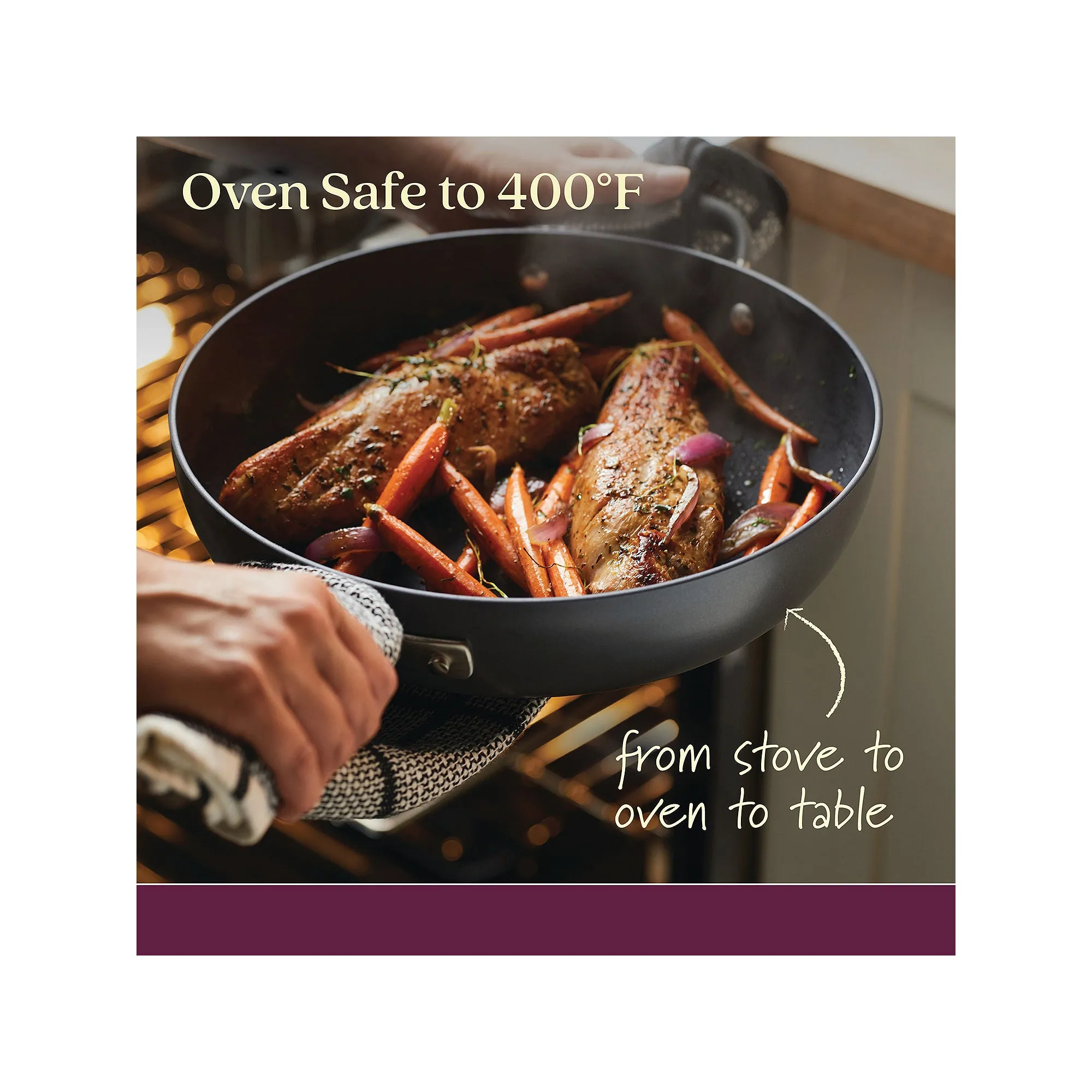 Anolon Advanced Home 2-pc. Glass Pan Lids Moonstone