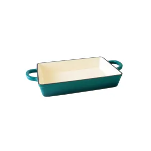 Asstd National Brand Crock Pot Artisan Enameled Cast Iron 13" Rectangular Lasagna Pan - TEAL ONE SIZE