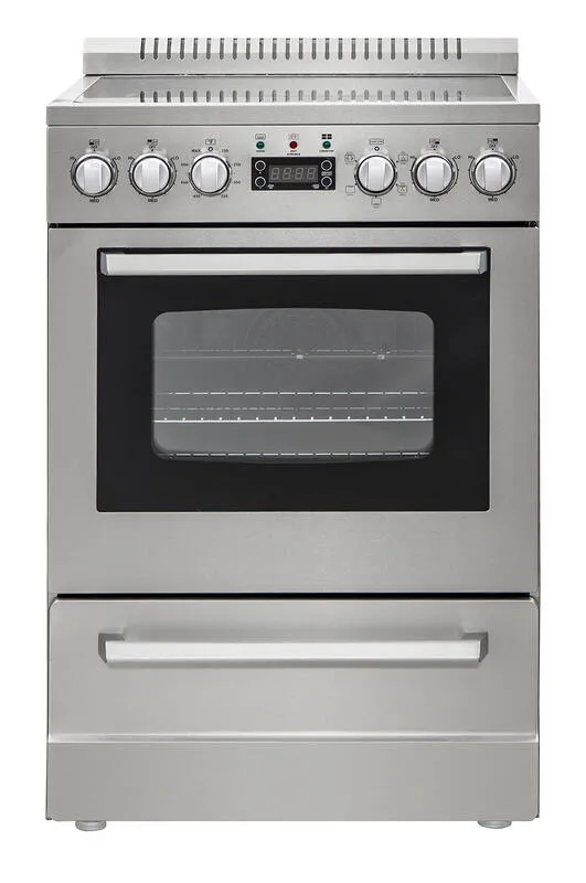 Avanti DER24P3S 24" Deluxe Electric Range (Avanti Elite Series)