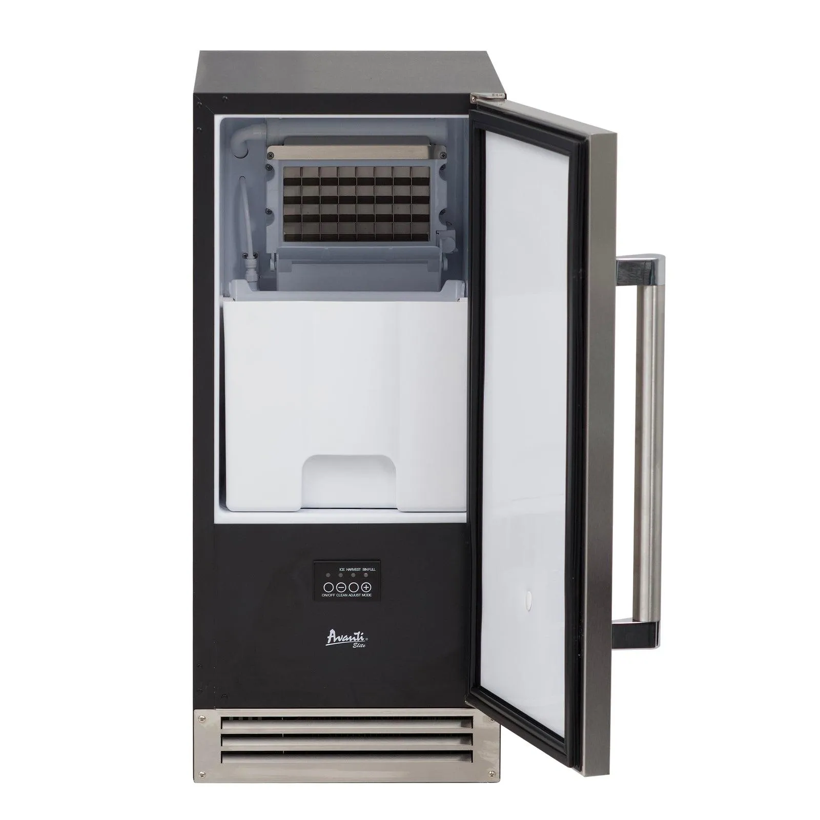Avanti IME49U3SIS Avanti Elite Built-In Or Freestanding Ice Maker, 15" - Stainless Steel / 49 Lbs