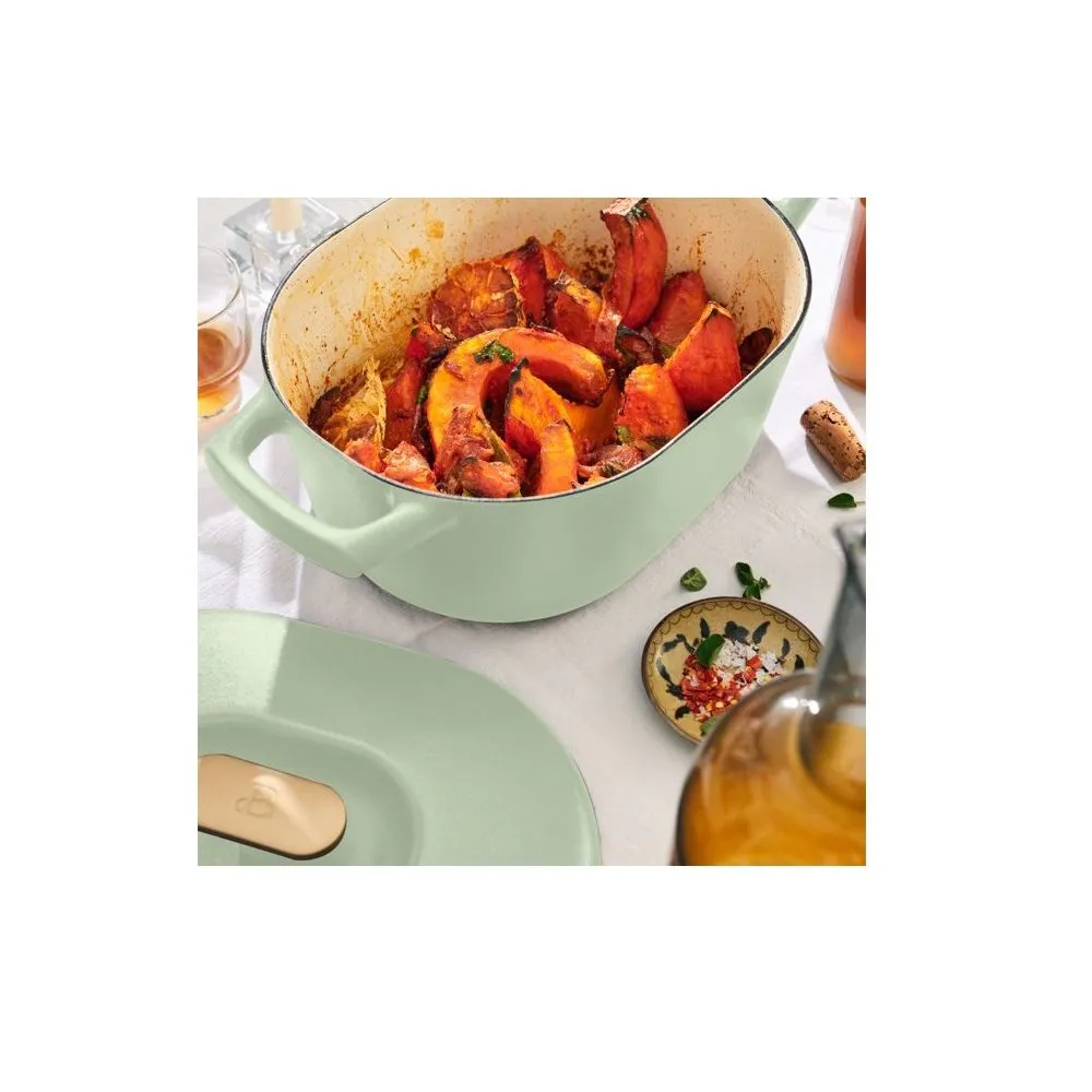 Beautiful 19048 Enamel Dutch Oven, Green