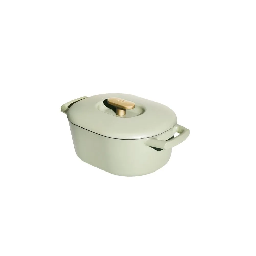 Beautiful 19048 Enamel Dutch Oven, Green