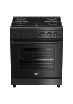 Beko PRDF34550CF 30" Carbon Fiber Pro-Style Dual Fuel Range