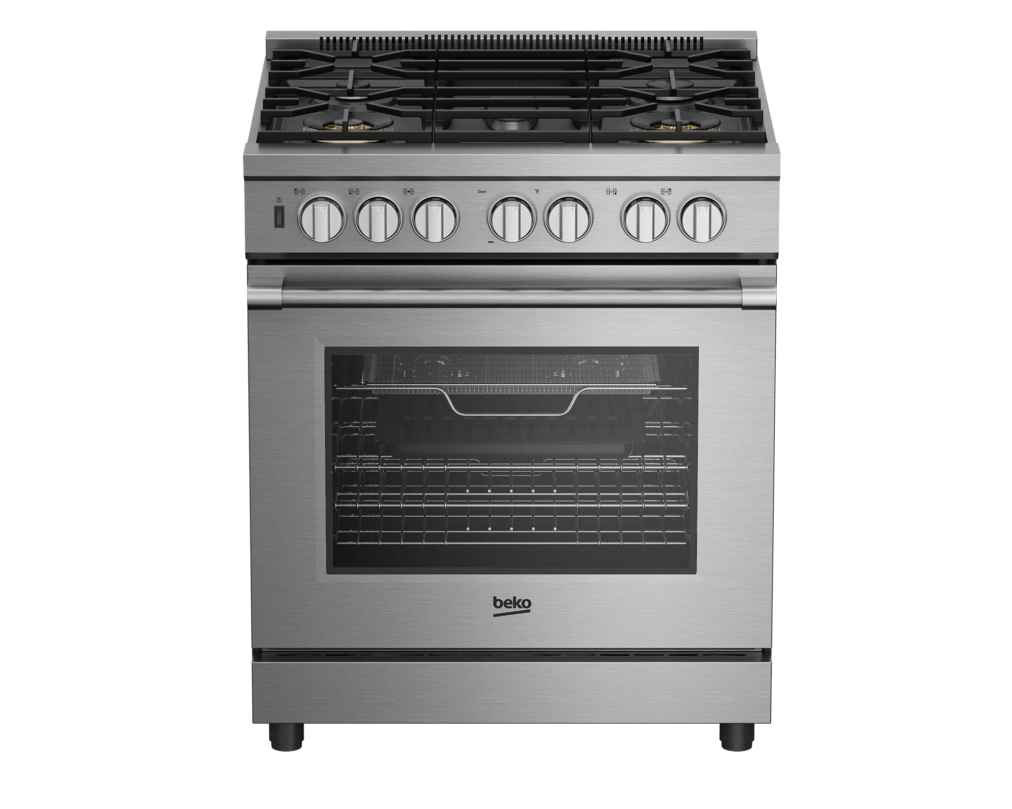 Beko PRDF34552SS 30" Stainless Steel Pro-Style Dual Fuel Range