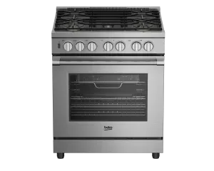 Beko PRDF34552SS 30" Stainless Steel Pro-Style Dual Fuel Range