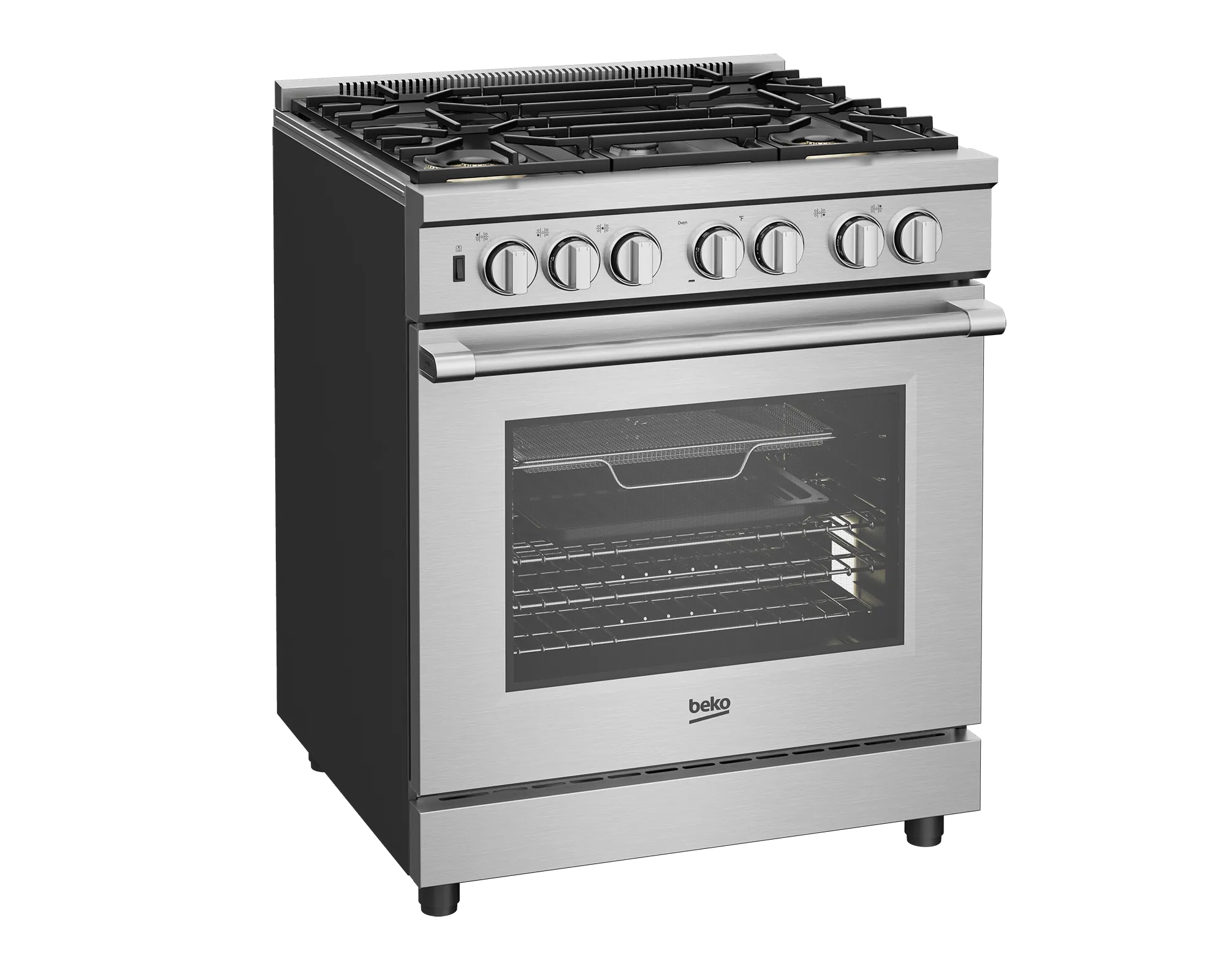 Beko PRDF34552SS 30" Stainless Steel Pro-Style Dual Fuel Range