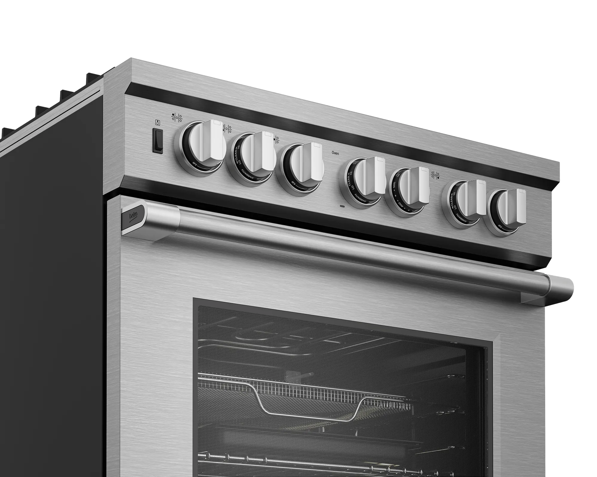 Beko PRDF34552SS 30" Stainless Steel Pro-Style Dual Fuel Range