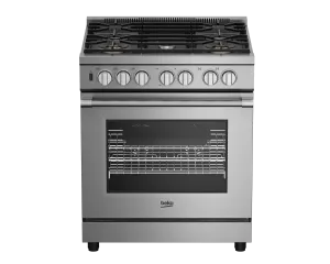 Beko PRGR34552SS 30" Stainless Steel Pro-Style Gas Range