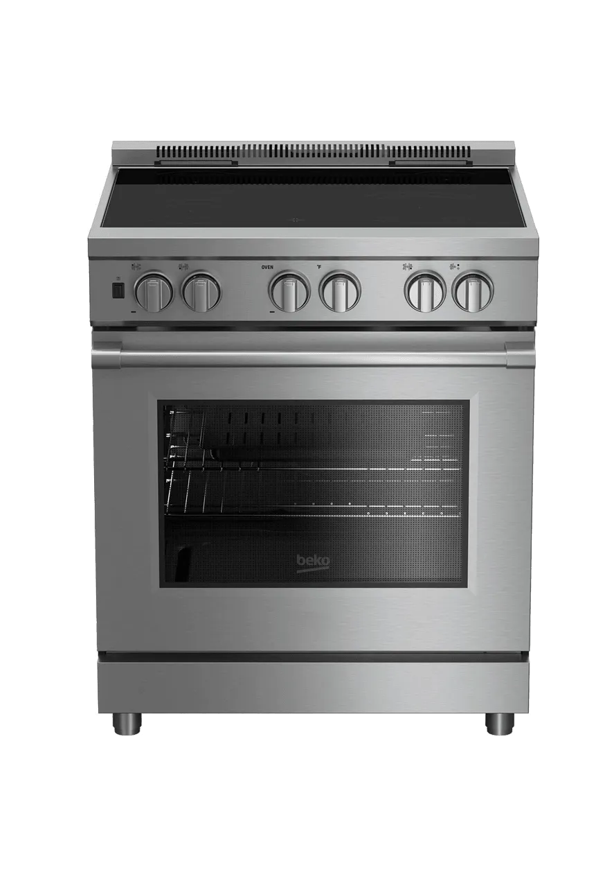 Beko PRIR34450SS 30" Stainless Steel Pro-Style Induction Range