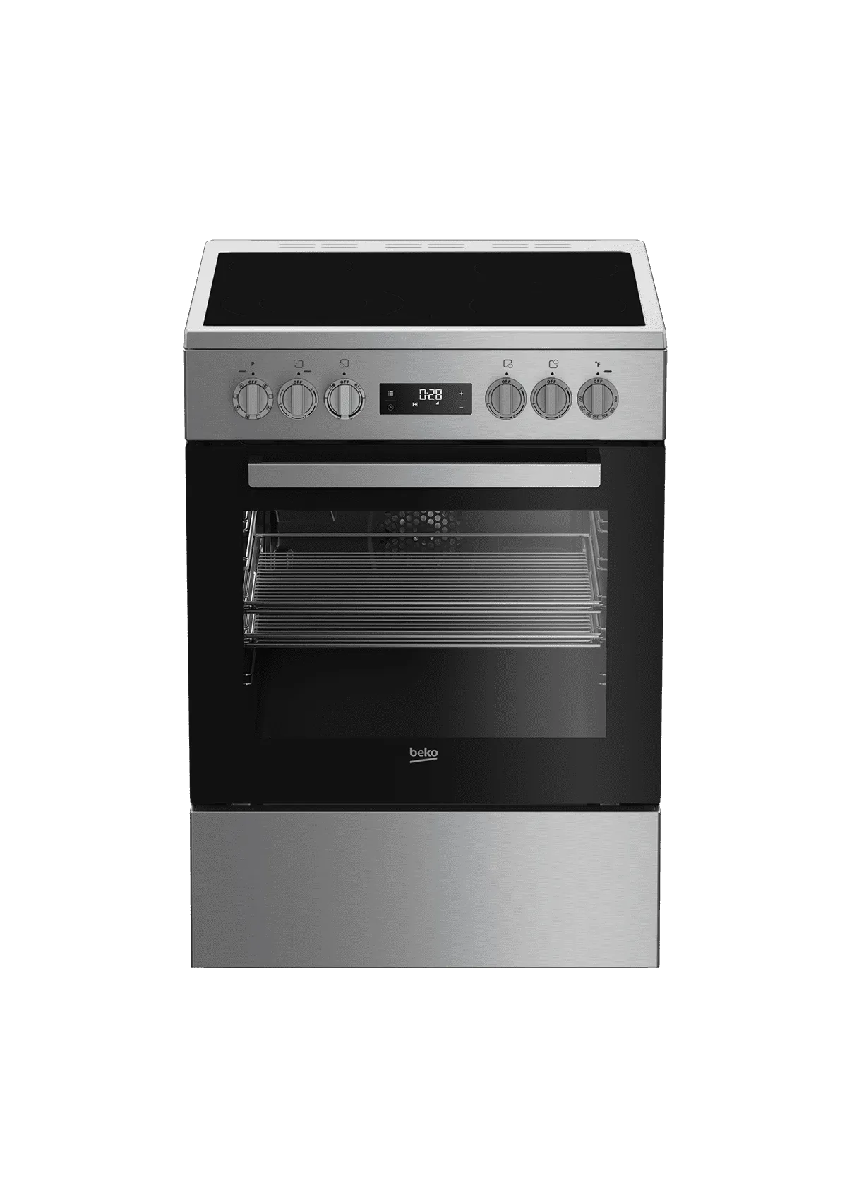 Beko SLER24410SS 24" Stainless Steel Slide-In Electric Range