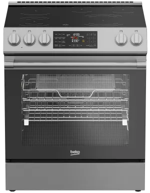 Beko SLER30524SS 30" Slide-In Range