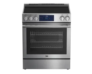 Beko SLER30532SS 30" Stainless Steel Slide-In Electric Range