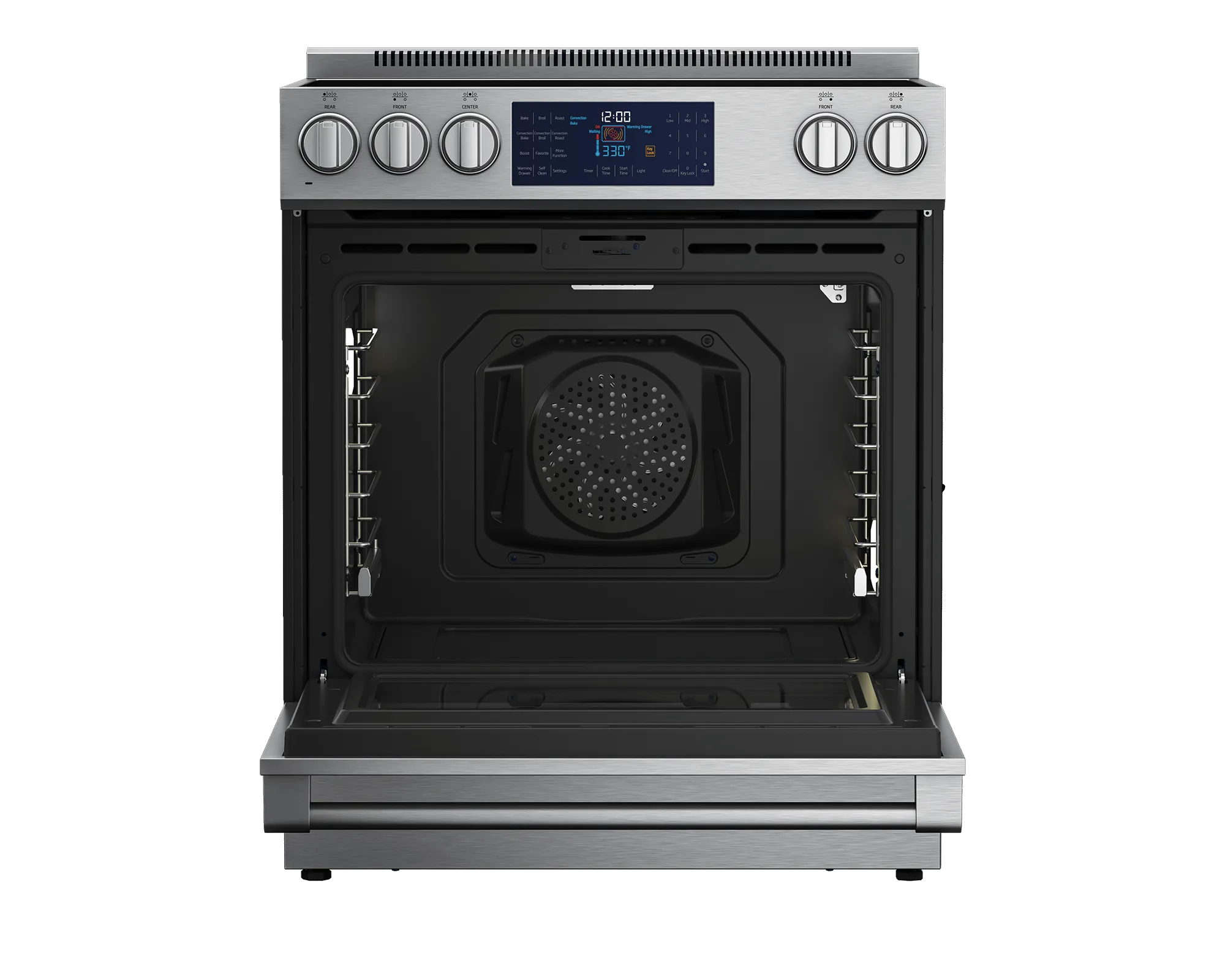 Beko SLER30532SS 30" Stainless Steel Slide-In Electric Range