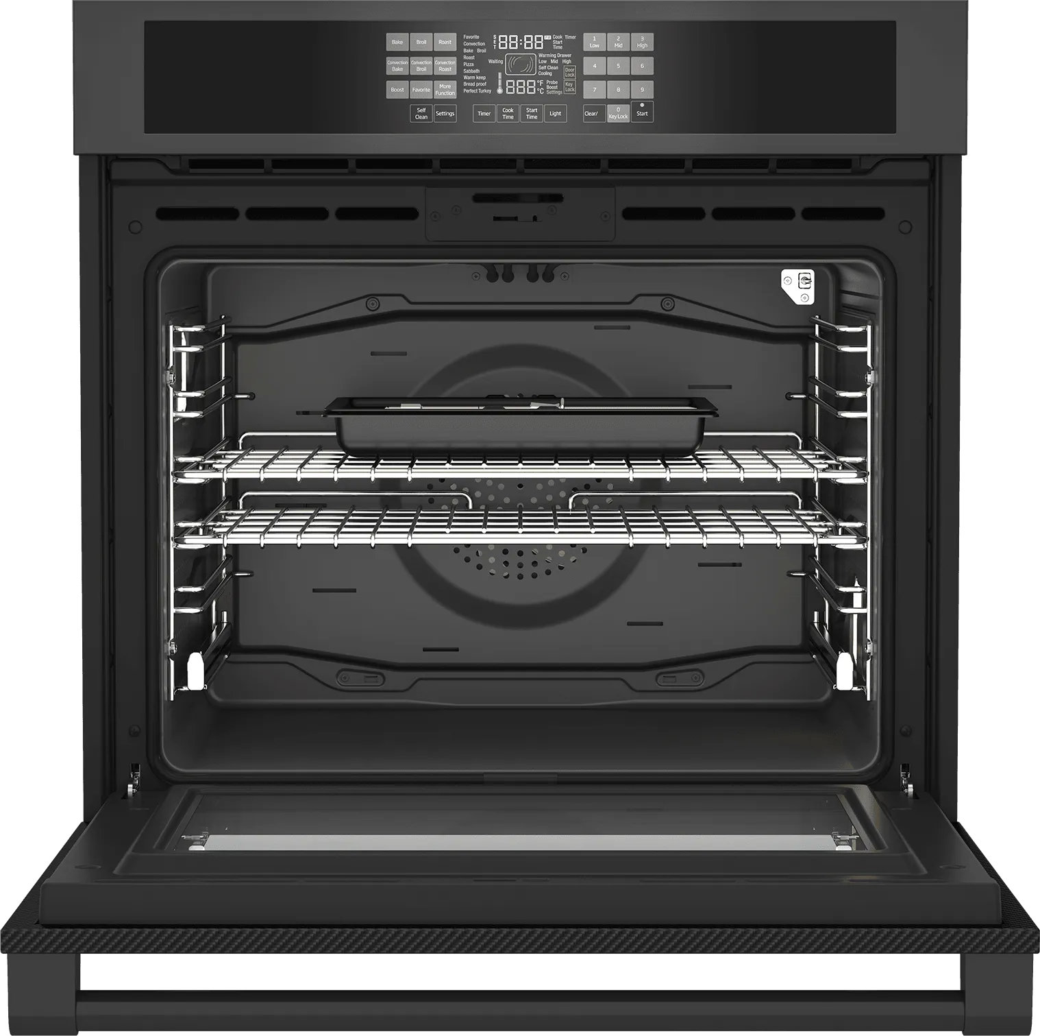 Beko WOS30200CF 30" Carbon Fiber Single Wall Oven