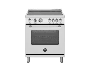 Bertazzoni MAS304CEMXV 30 Inch Electric Range, 4 Heating Zones, Electric Oven Stainless Steel