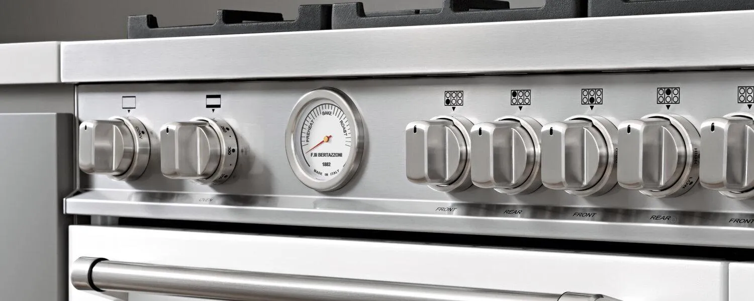 Bertazzoni MAS305GASNEV 30 Inch All Gas Range, 5 Burners Nero Matt