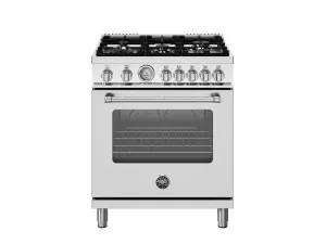 Bertazzoni MAS305GASXV 30 Inch All Gas Range, 5 Burners Stainless Steel