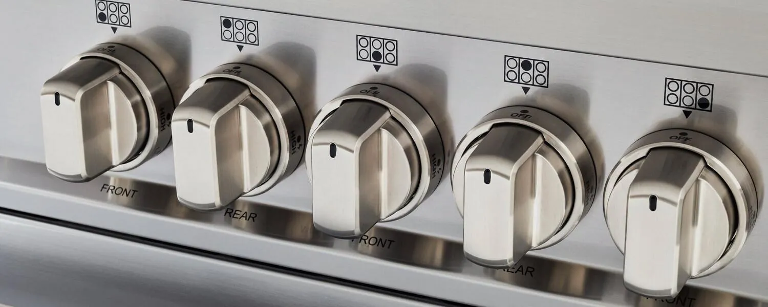 Bertazzoni MAS486GGASBIV 48 Inch All Gas Range, 6 Burner And Griddle Bianco Matt