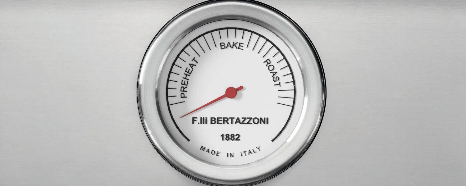 Bertazzoni MAS486GGASBIV 48 Inch All Gas Range, 6 Burner And Griddle Bianco Matt