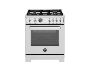 Bertazzoni PRO304BFGMXT 30 Inch All Gas Range, 4 Brass Burners Stainless Steel