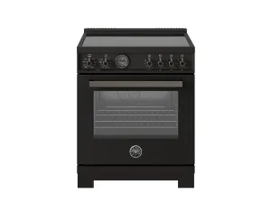 Bertazzoni PRO304IFEPCAT 30 Inch Induction Range, 4 Heating Zones, Electric Self-Clean Oven Carbonio