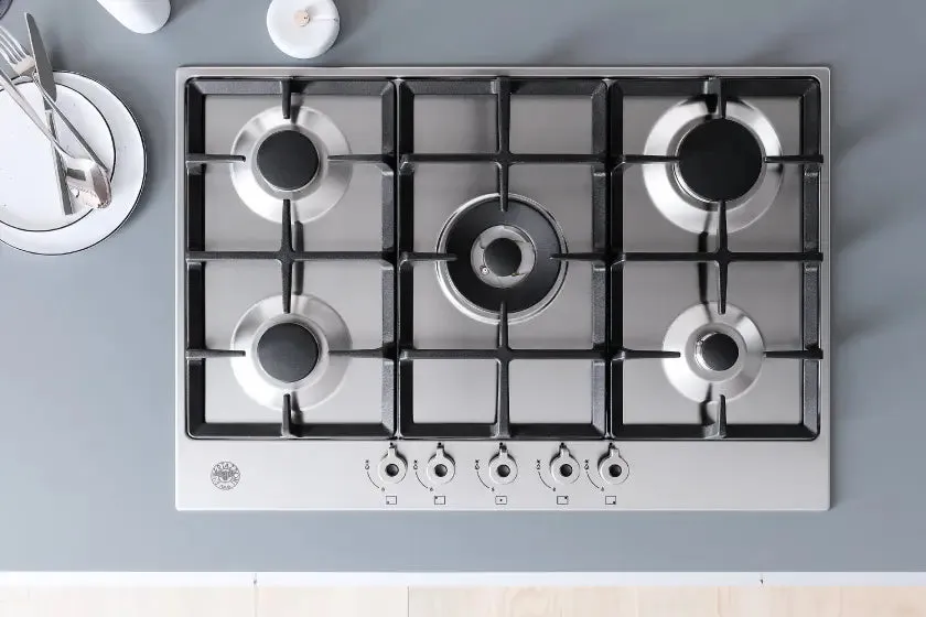 Bertazzoni PROF305CTXV 30 Front Control Gas Cooktop 5 Burners Stainless Steel