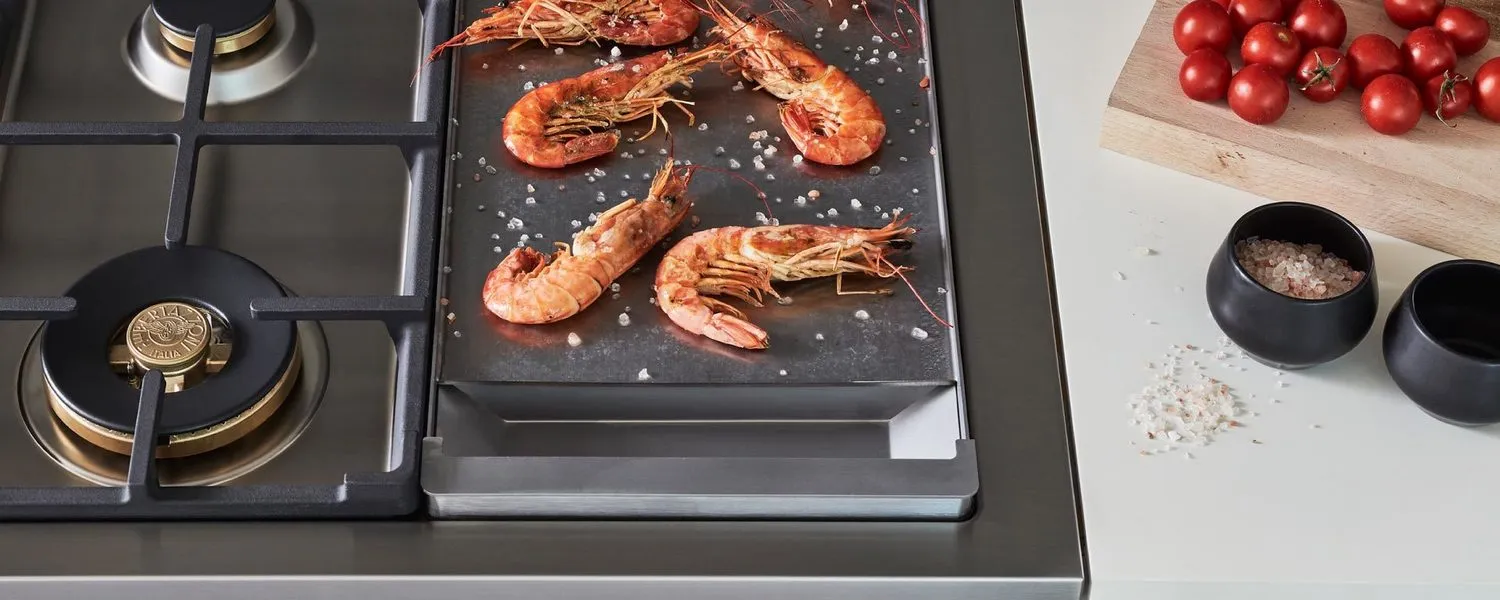 Bertazzoni PROF486GGASART 48 Inch All-Gas Range 6 Brass Burner And Griddle Arancio