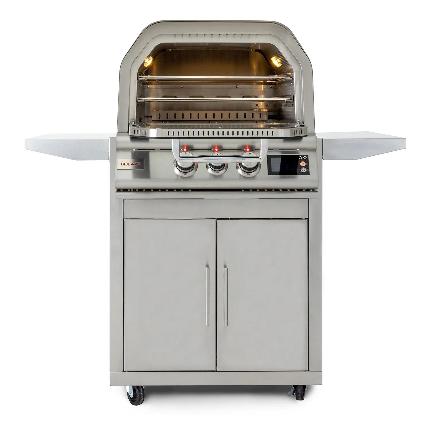 Blaze Grills BLZ26PZOVNLP Blaze 26-Inch Gas Outdoor Pizza Oven With Rotisserie, With Fuel Type - Propane