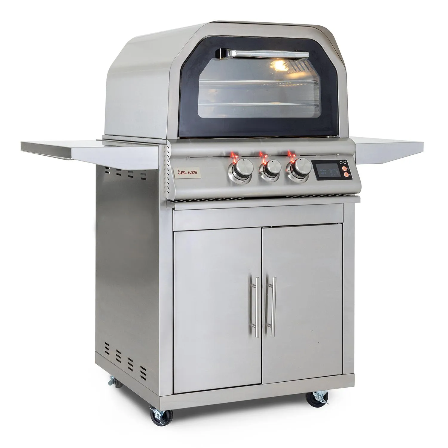 Blaze Grills BLZ26PZOVNLP Blaze 26-Inch Gas Outdoor Pizza Oven With Rotisserie, With Fuel Type - Propane