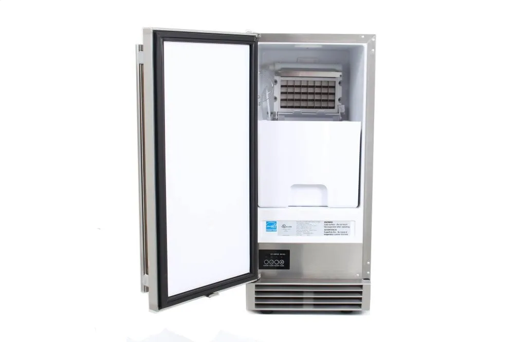 Blaze Grills BLZICEMKR50GR Blaze 50 Lb. 15 Inch Outdoor Ice Maker With Gravity Drain