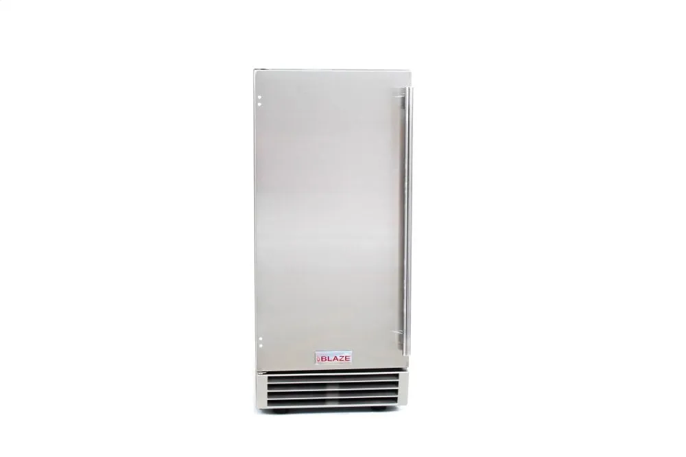 Blaze Grills BLZICEMKR50GR Blaze 50 Lb. 15 Inch Outdoor Ice Maker With Gravity Drain
