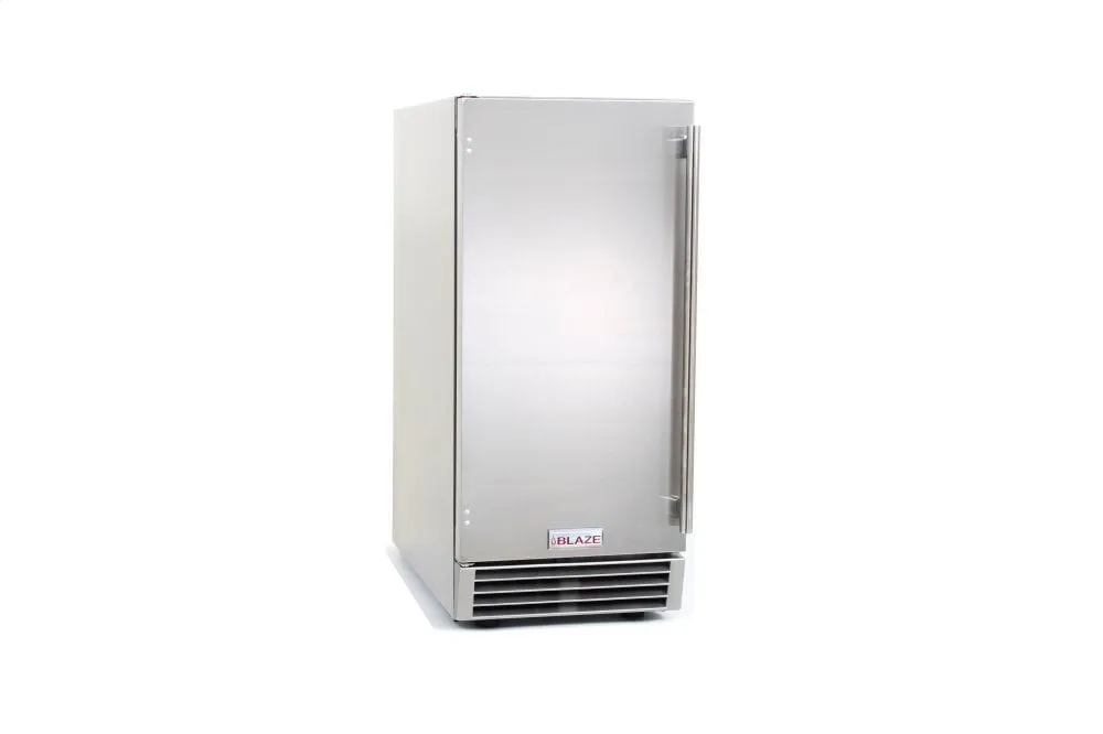 Blaze Grills BLZICEMKR50GR Blaze 50 Lb. 15 Inch Outdoor Ice Maker With Gravity Drain